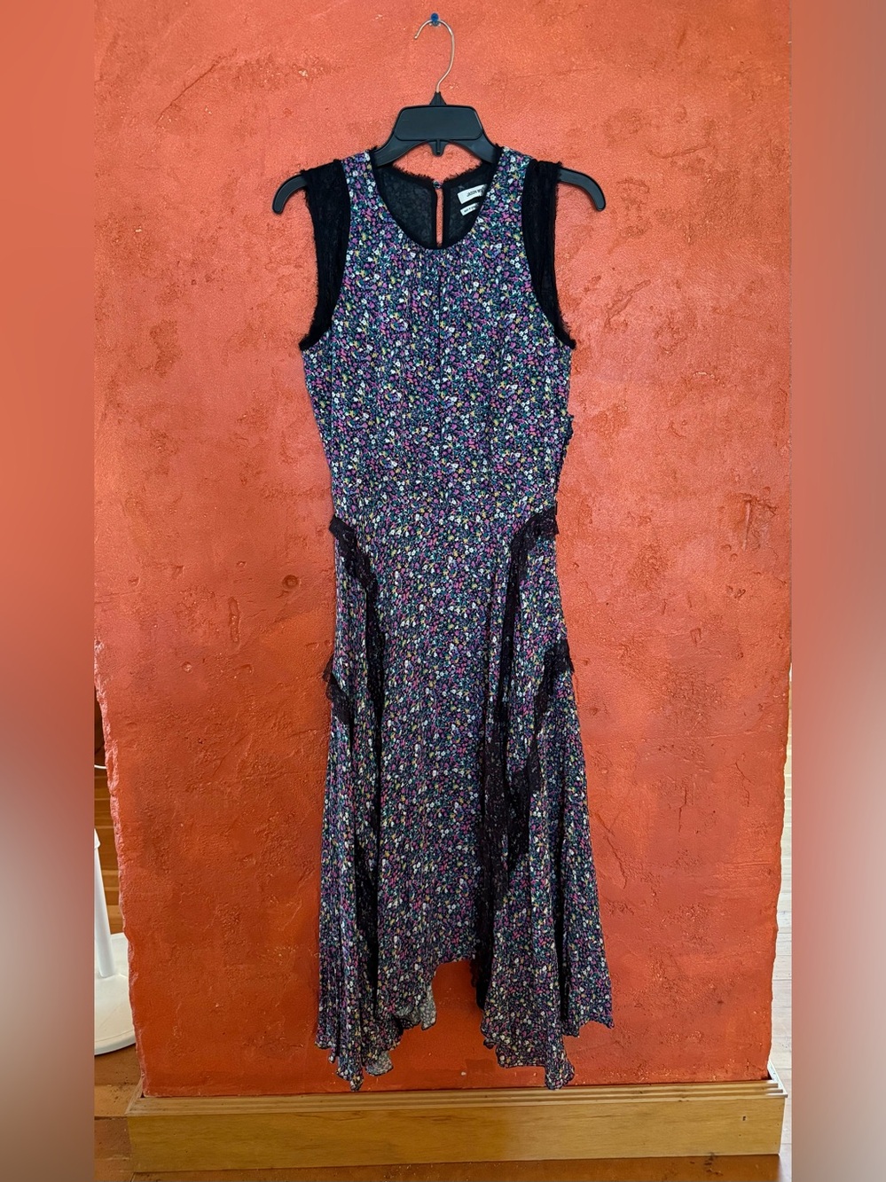 Jason Wu Silk Blend Maxi Floral Dress Size 4